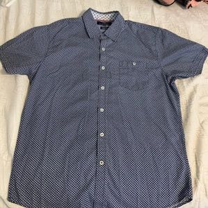 Michael Brandon Slim Fit Short Sleeve Button Up
